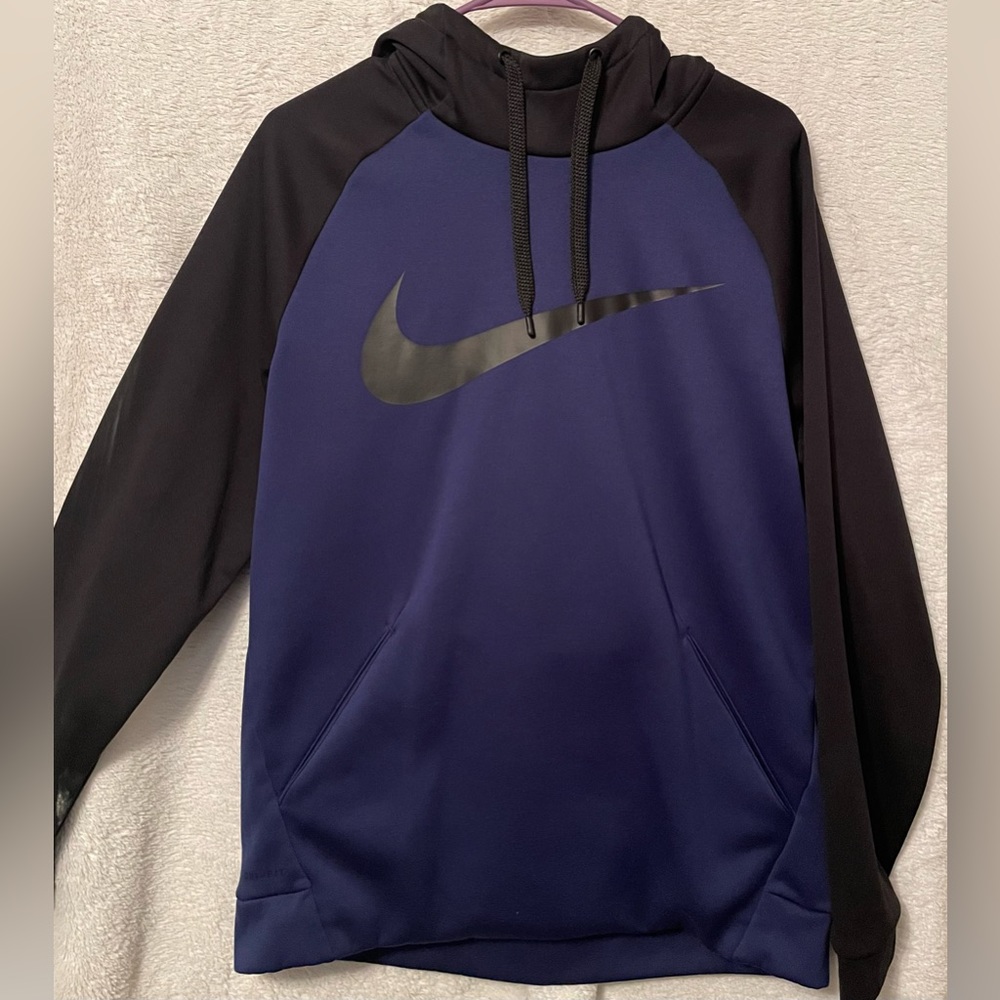 Blue drifit Nike hoodie